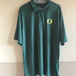 NIKE Oregon Ducks Dri-Fit Golf Polo Shirt XXL